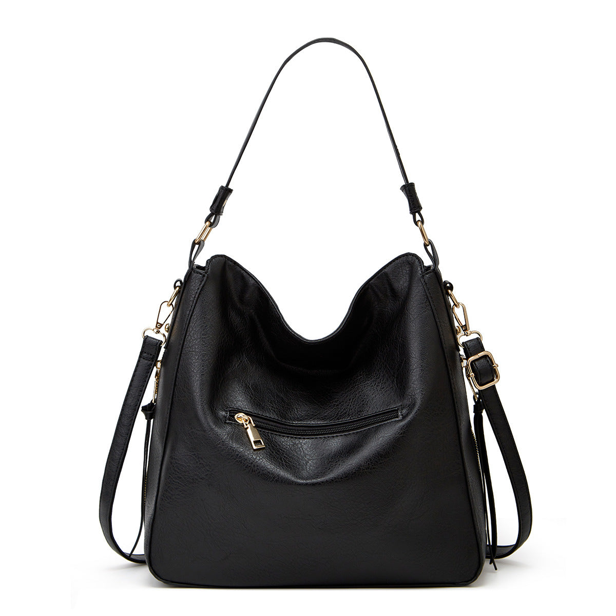 Wholesale PU Cow Pattern Retro Large Capacity Soft Leather Tote Bag Shoulder Diagonal Bag